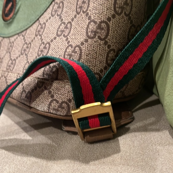 Inspo Gucci GG backpack. Like new condition. Current style. Red and green stripe - Picture 3 of 7